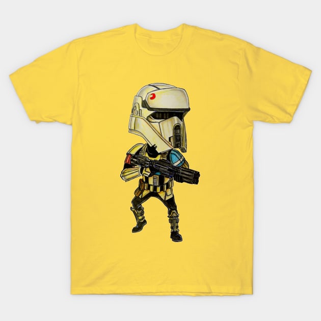 Chibi Scarif T-Shirt by tabslabred